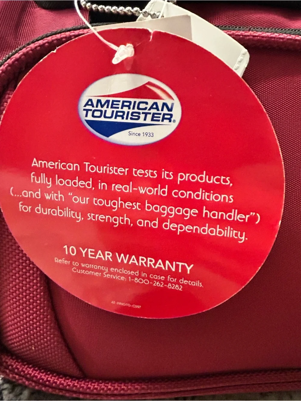 American Tourister iLite XL Burgundy Boarding Bag Carry-On NWT Sangria Travel